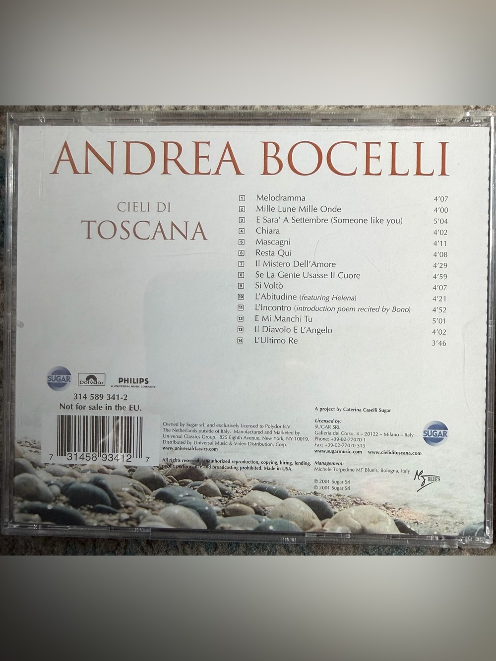 Set of 3 Andrea Bocelli CD'S - Picture 3 of 9